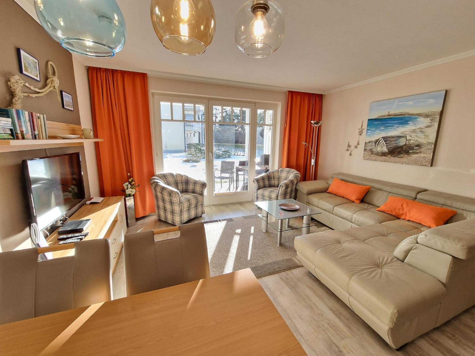 Duenenpark Binz - Komfort Ferienwohnung Mit 1 Schlafzimmer Und Terrasse Im Erdgeschoss 220 Exterior foto